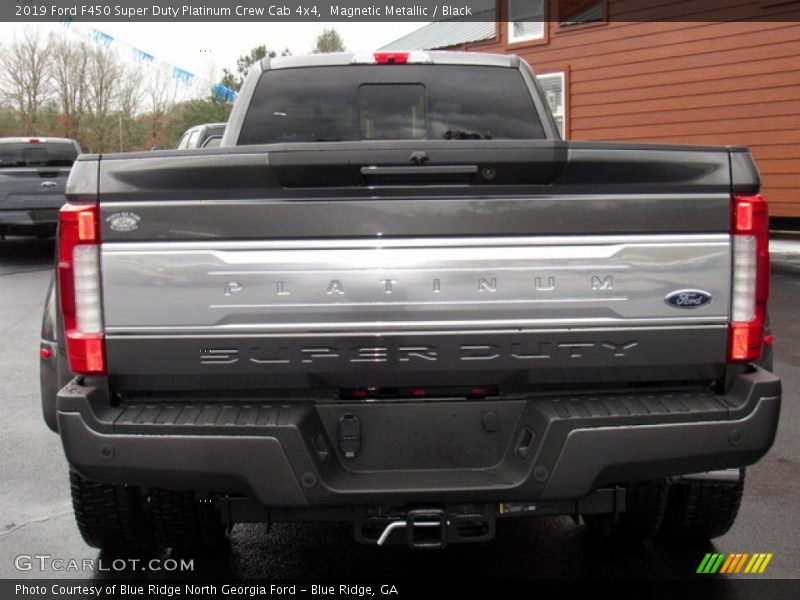 Magnetic Metallic / Black 2019 Ford F450 Super Duty Platinum Crew Cab 4x4