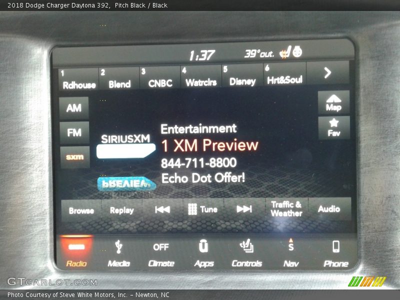 Pitch Black / Black 2018 Dodge Charger Daytona 392