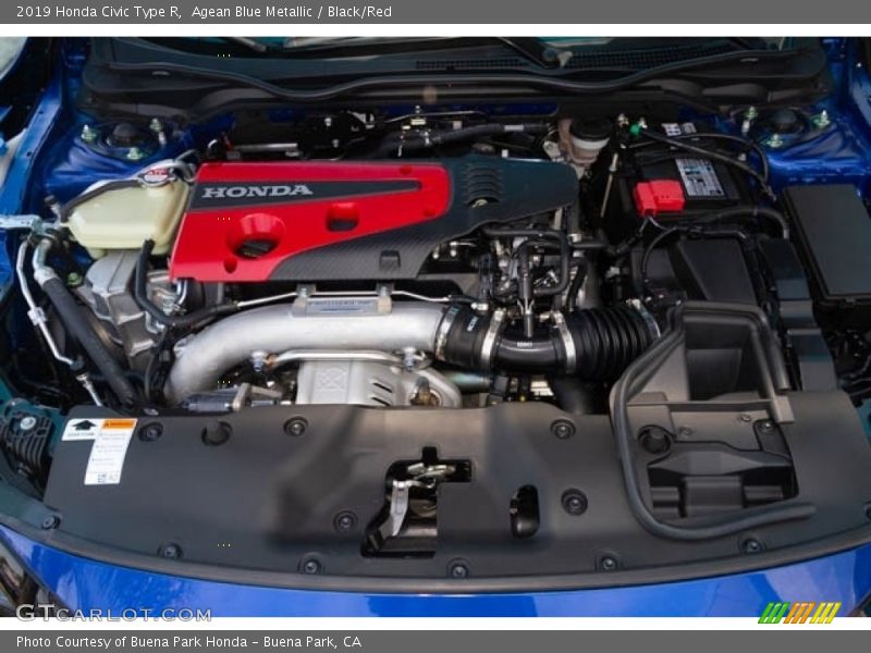  2019 Civic Type R Engine - 2.0 Liter Turbocharged DOHC 16-Valve i-VTEC 4 Cylinder