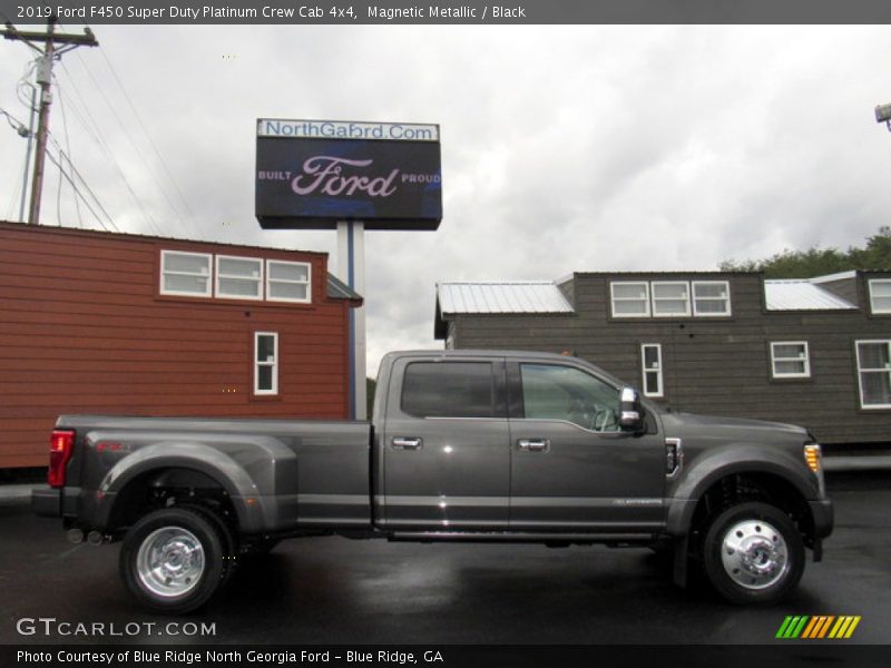 Magnetic Metallic / Black 2019 Ford F450 Super Duty Platinum Crew Cab 4x4