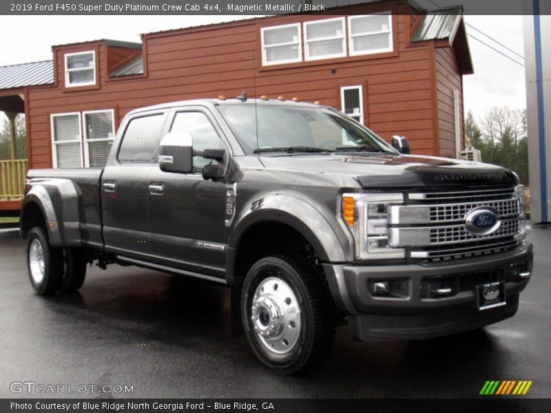 Magnetic Metallic / Black 2019 Ford F450 Super Duty Platinum Crew Cab 4x4