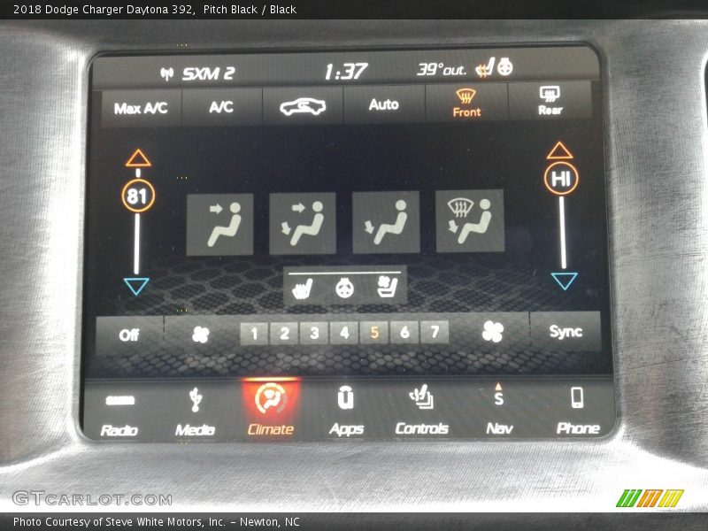 Pitch Black / Black 2018 Dodge Charger Daytona 392