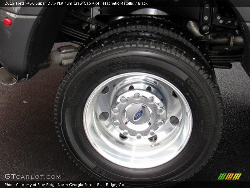 Magnetic Metallic / Black 2019 Ford F450 Super Duty Platinum Crew Cab 4x4