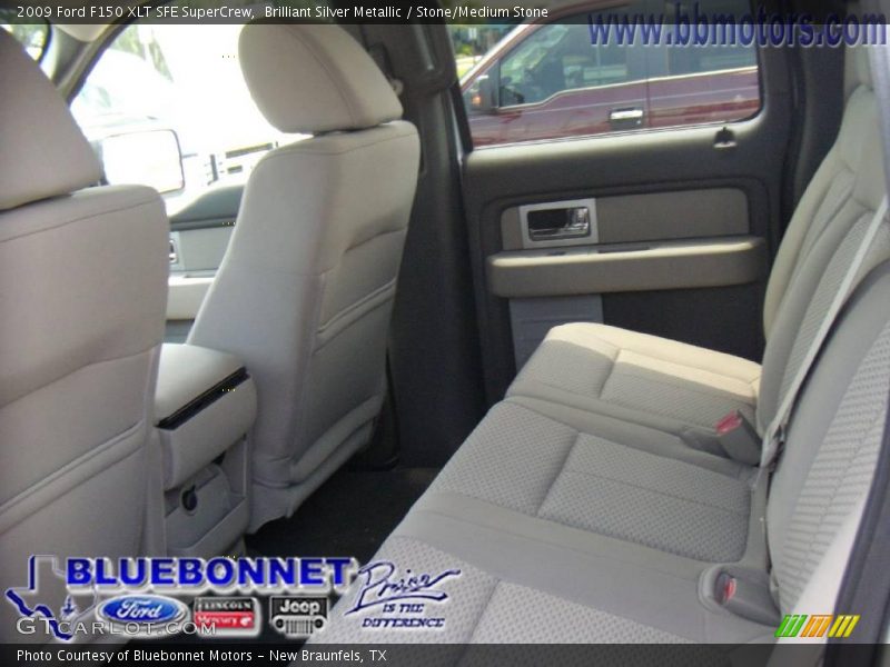 Brilliant Silver Metallic / Stone/Medium Stone 2009 Ford F150 XLT SFE SuperCrew