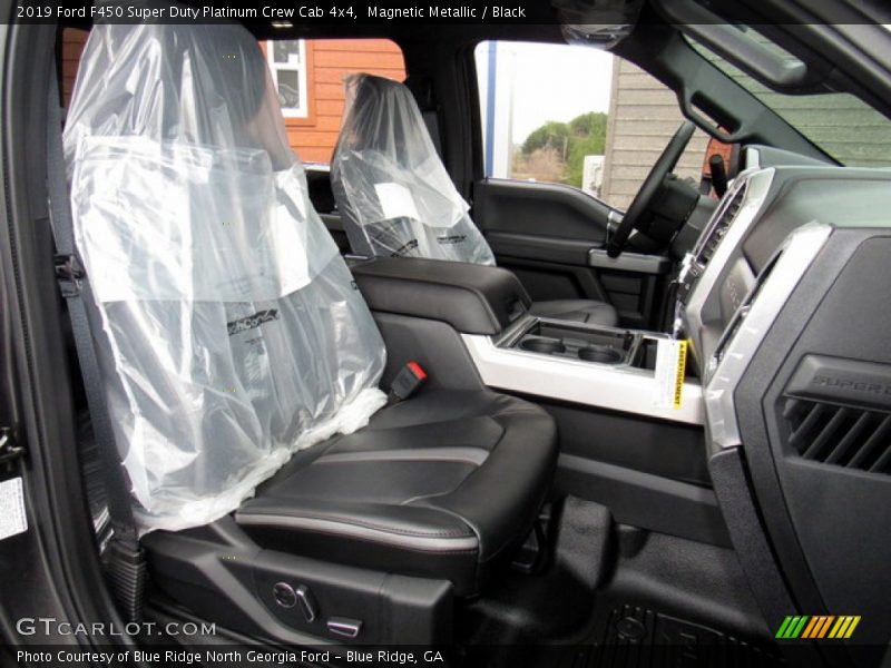 Magnetic Metallic / Black 2019 Ford F450 Super Duty Platinum Crew Cab 4x4