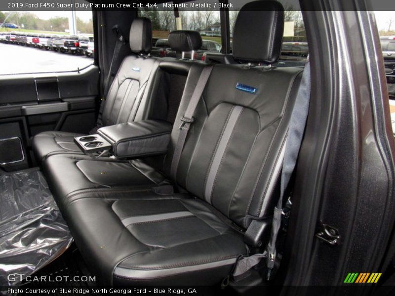 Magnetic Metallic / Black 2019 Ford F450 Super Duty Platinum Crew Cab 4x4