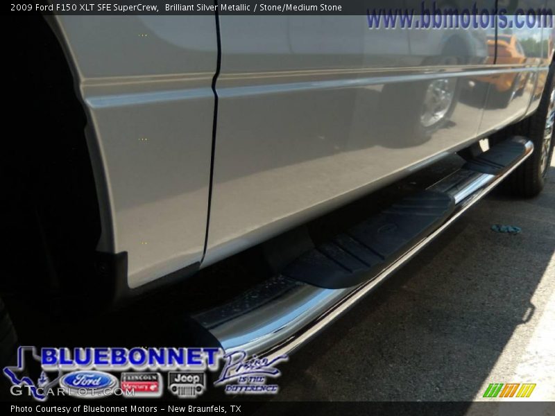 Brilliant Silver Metallic / Stone/Medium Stone 2009 Ford F150 XLT SFE SuperCrew
