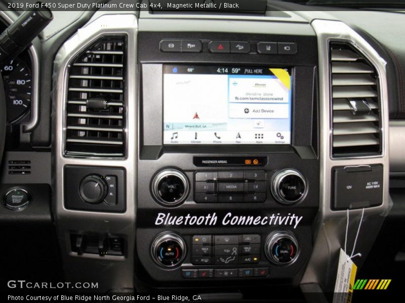 Magnetic Metallic / Black 2019 Ford F450 Super Duty Platinum Crew Cab 4x4