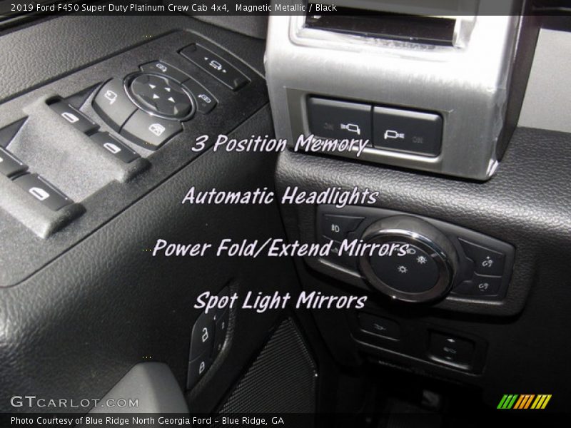 Magnetic Metallic / Black 2019 Ford F450 Super Duty Platinum Crew Cab 4x4