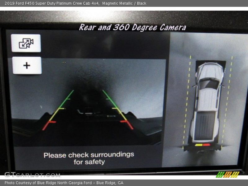Magnetic Metallic / Black 2019 Ford F450 Super Duty Platinum Crew Cab 4x4
