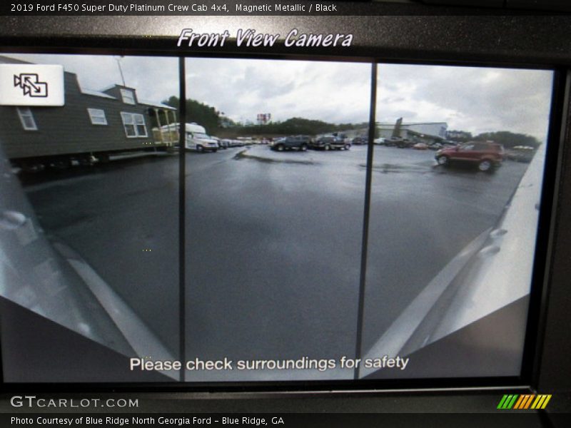 Magnetic Metallic / Black 2019 Ford F450 Super Duty Platinum Crew Cab 4x4