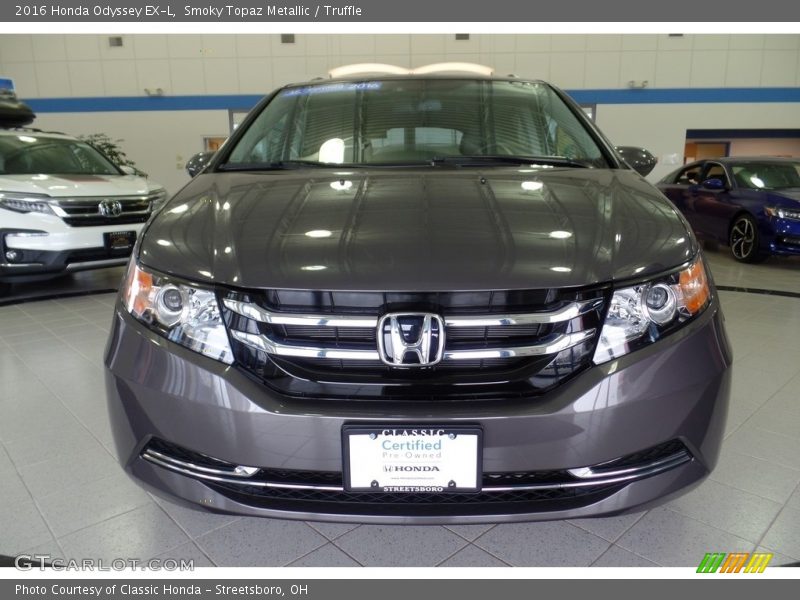 Smoky Topaz Metallic / Truffle 2016 Honda Odyssey EX-L