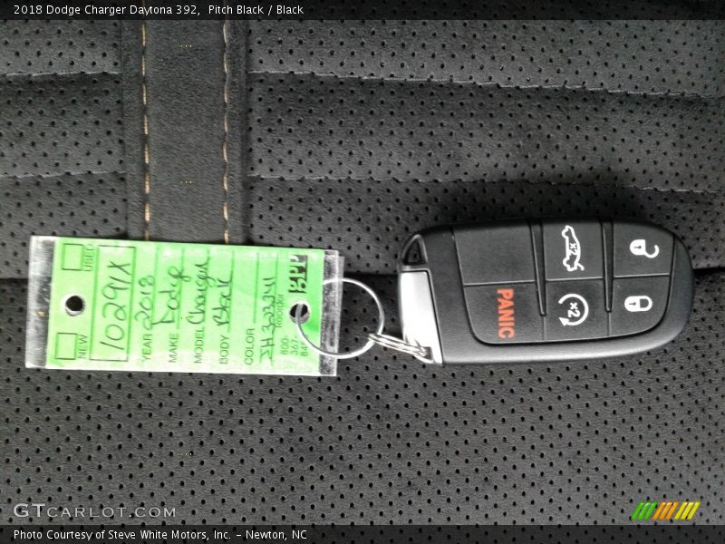 Pitch Black / Black 2018 Dodge Charger Daytona 392