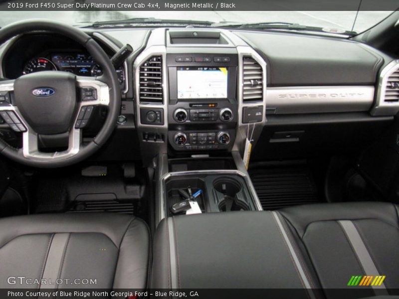 Magnetic Metallic / Black 2019 Ford F450 Super Duty Platinum Crew Cab 4x4