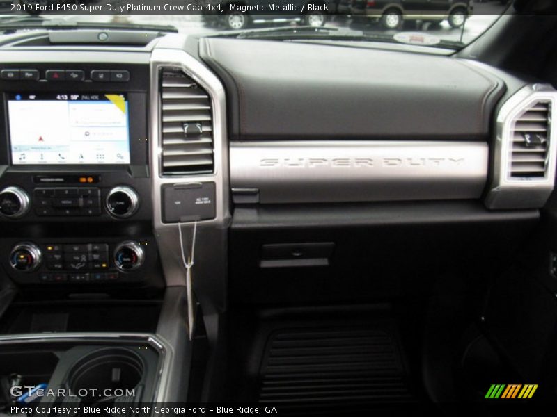 Magnetic Metallic / Black 2019 Ford F450 Super Duty Platinum Crew Cab 4x4