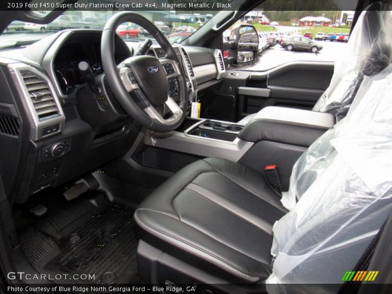 Magnetic Metallic / Black 2019 Ford F450 Super Duty Platinum Crew Cab 4x4