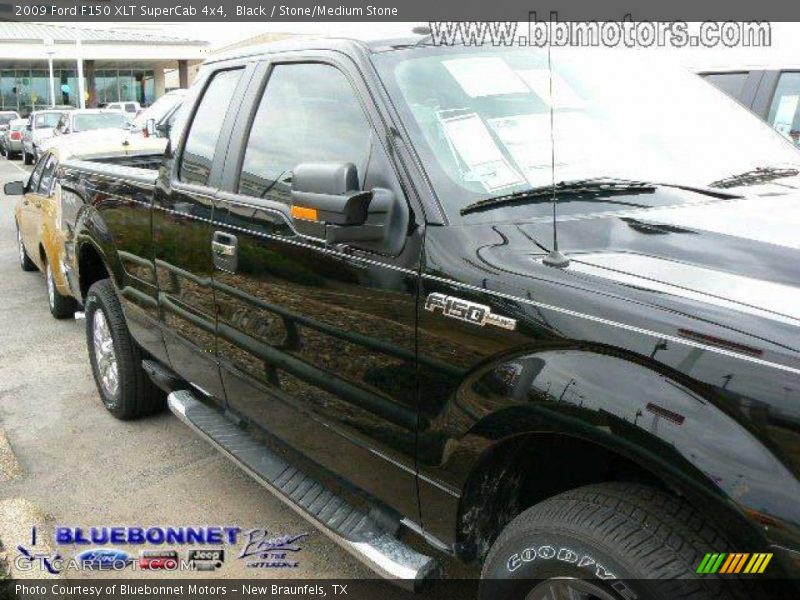 Black / Stone/Medium Stone 2009 Ford F150 XLT SuperCab 4x4