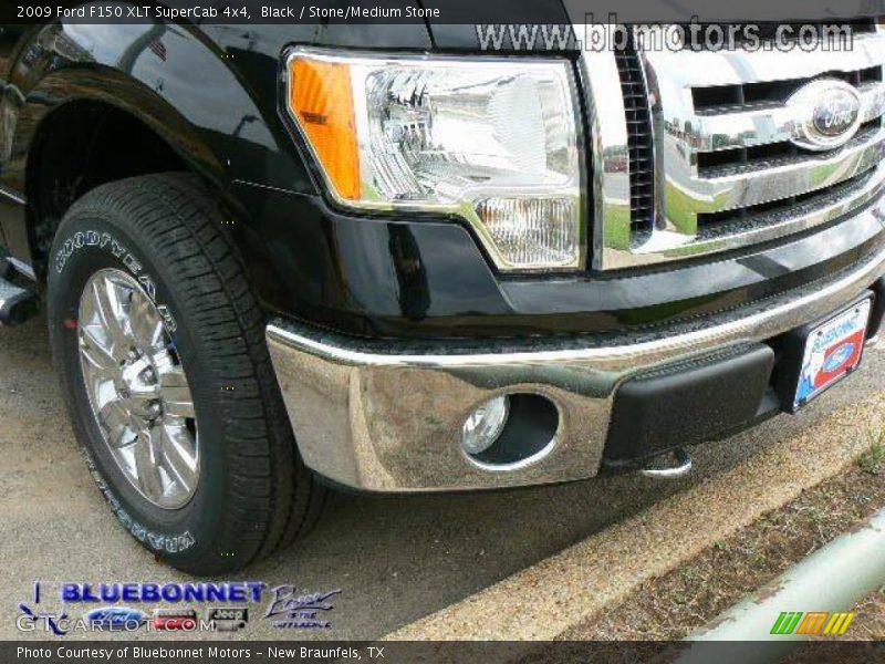 Black / Stone/Medium Stone 2009 Ford F150 XLT SuperCab 4x4