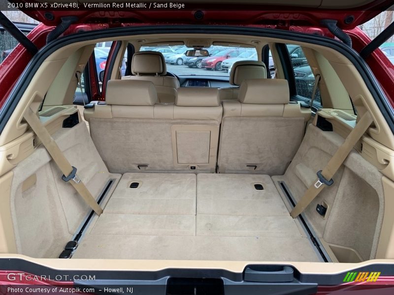 Vermilion Red Metallic / Sand Beige 2010 BMW X5 xDrive48i