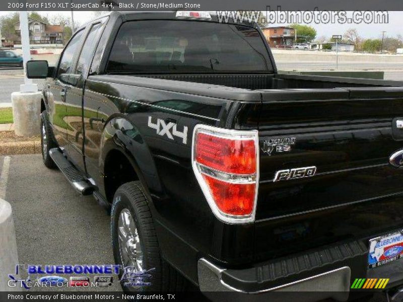 Black / Stone/Medium Stone 2009 Ford F150 XLT SuperCab 4x4