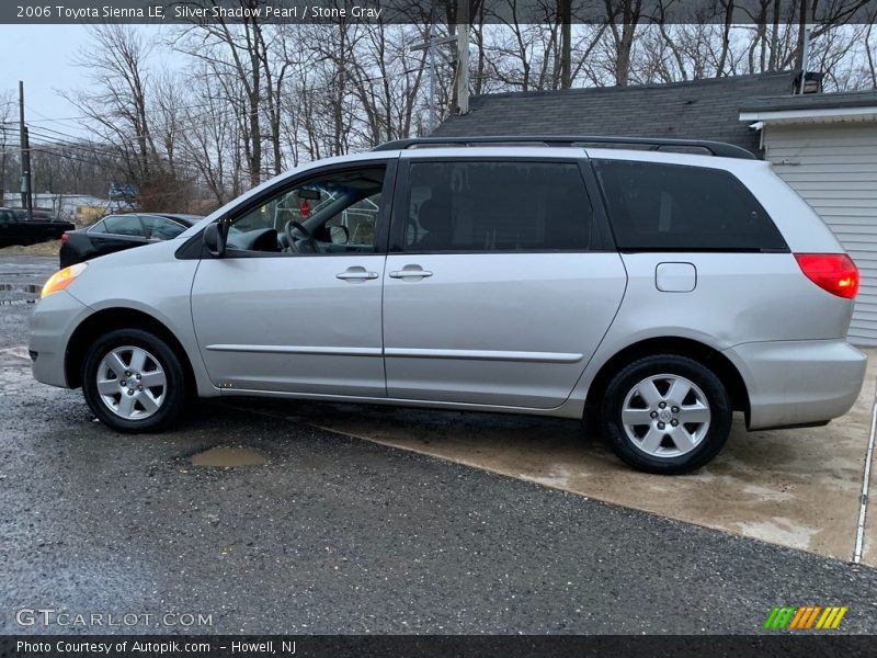 Silver Shadow Pearl / Stone Gray 2006 Toyota Sienna LE