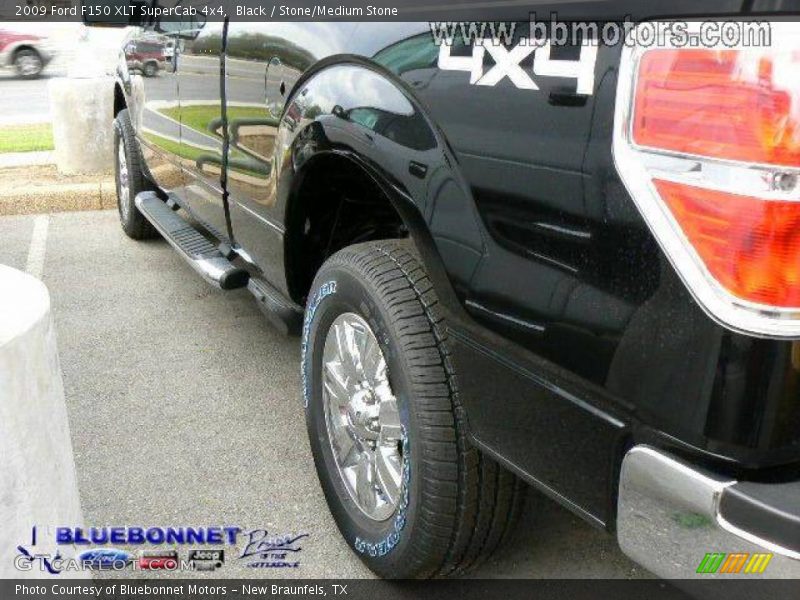 Black / Stone/Medium Stone 2009 Ford F150 XLT SuperCab 4x4