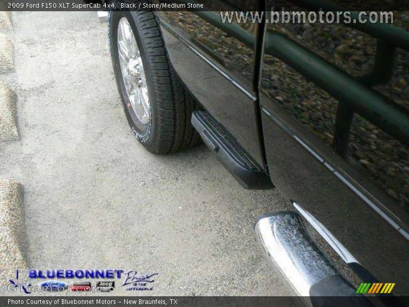 Black / Stone/Medium Stone 2009 Ford F150 XLT SuperCab 4x4