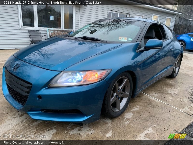 North Shore Blue Pearl / Gray Fabric 2011 Honda CR-Z Sport Hybrid