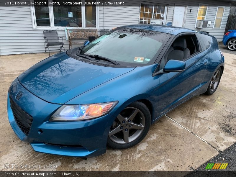 North Shore Blue Pearl / Gray Fabric 2011 Honda CR-Z Sport Hybrid