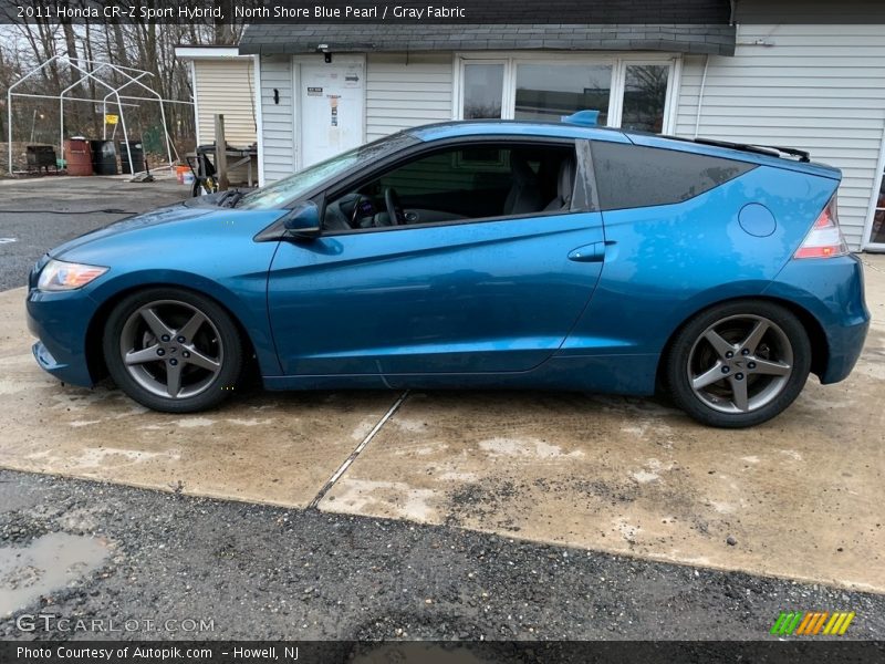 North Shore Blue Pearl / Gray Fabric 2011 Honda CR-Z Sport Hybrid