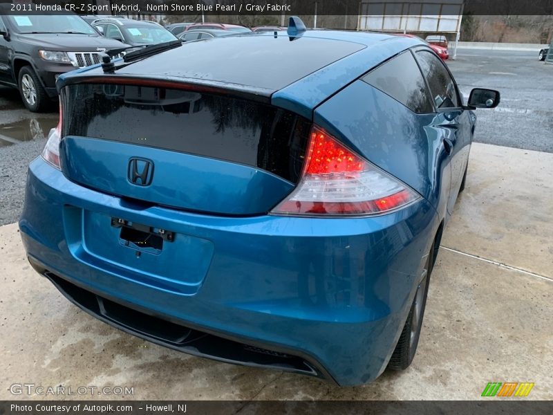 North Shore Blue Pearl / Gray Fabric 2011 Honda CR-Z Sport Hybrid