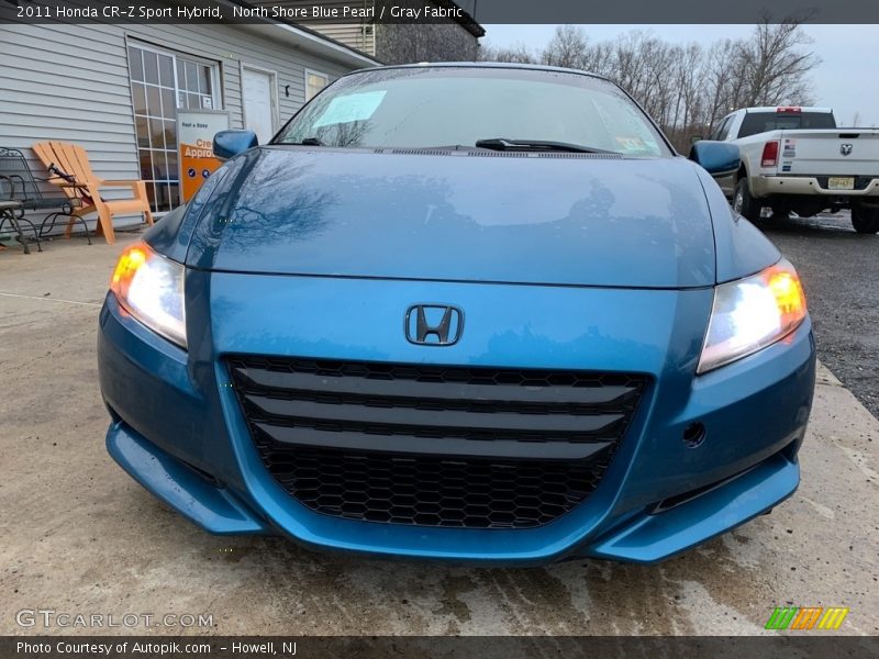 North Shore Blue Pearl / Gray Fabric 2011 Honda CR-Z Sport Hybrid