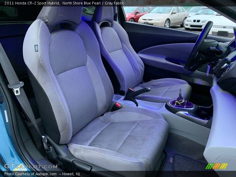 North Shore Blue Pearl / Gray Fabric 2011 Honda CR-Z Sport Hybrid