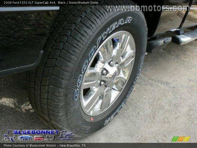 Black / Stone/Medium Stone 2009 Ford F150 XLT SuperCab 4x4