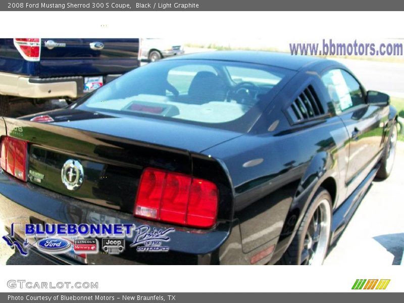 Black / Light Graphite 2008 Ford Mustang Sherrod 300 S Coupe