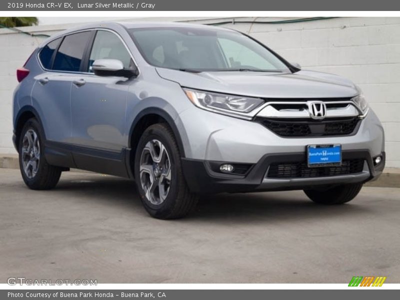 Lunar Silver Metallic / Gray 2019 Honda CR-V EX