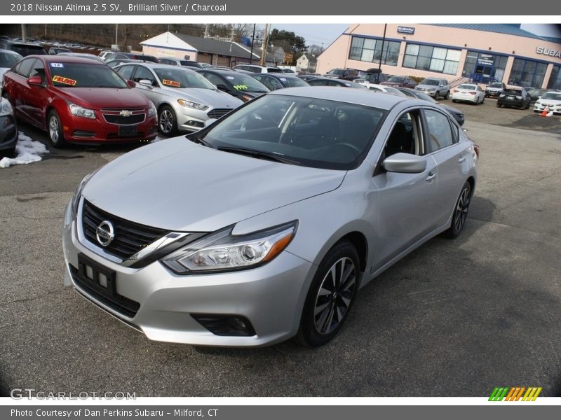 Brilliant Silver / Charcoal 2018 Nissan Altima 2.5 SV
