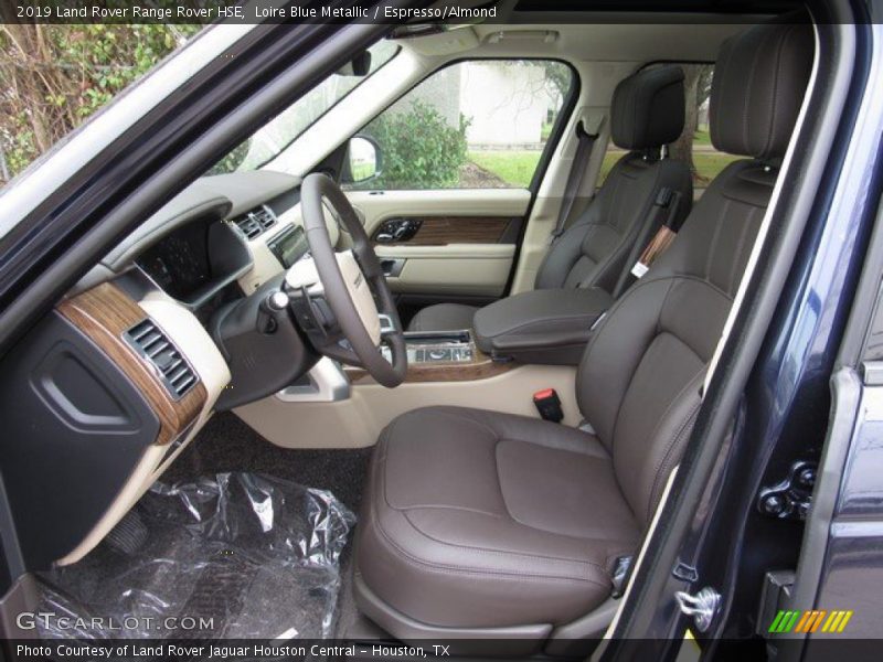 Loire Blue Metallic / Espresso/Almond 2019 Land Rover Range Rover HSE