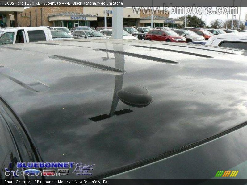 Black / Stone/Medium Stone 2009 Ford F150 XLT SuperCab 4x4