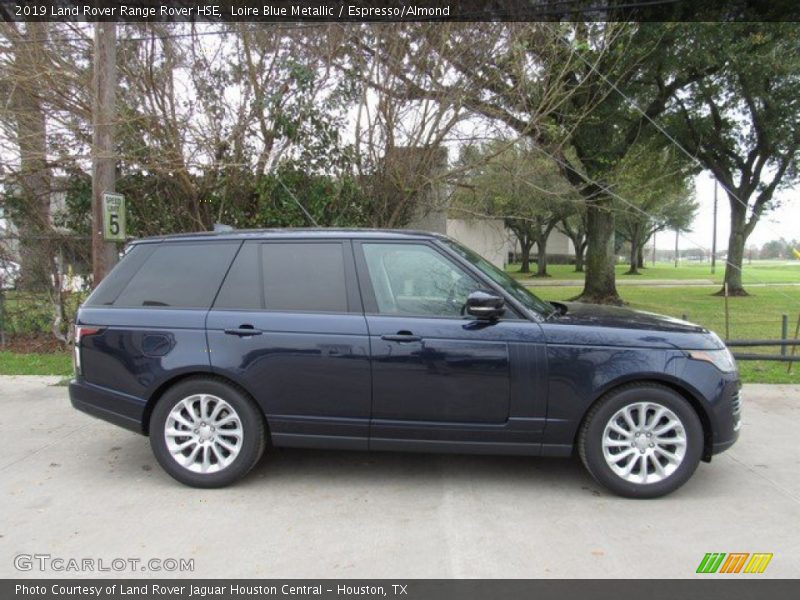 Loire Blue Metallic / Espresso/Almond 2019 Land Rover Range Rover HSE