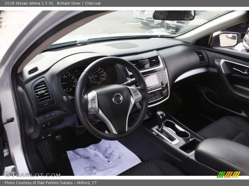 Brilliant Silver / Charcoal 2018 Nissan Altima 2.5 SV