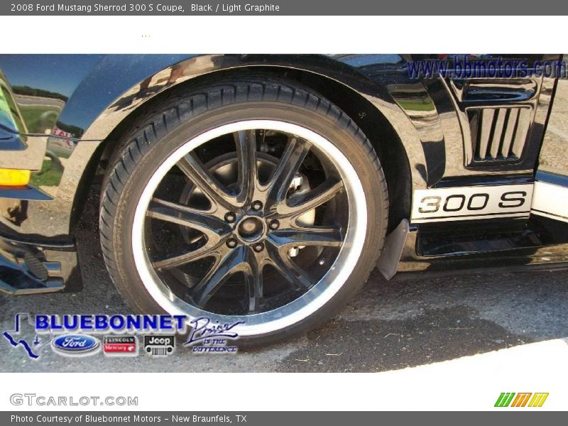 Black / Light Graphite 2008 Ford Mustang Sherrod 300 S Coupe