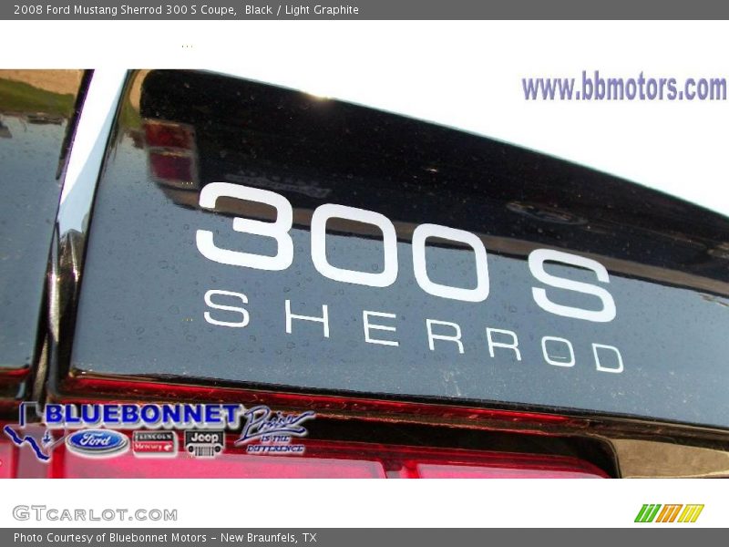Black / Light Graphite 2008 Ford Mustang Sherrod 300 S Coupe