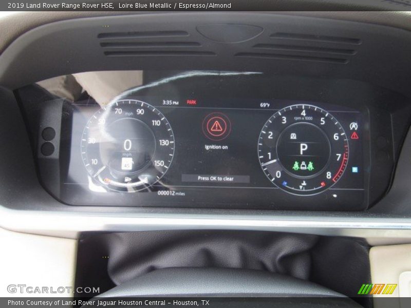 Loire Blue Metallic / Espresso/Almond 2019 Land Rover Range Rover HSE