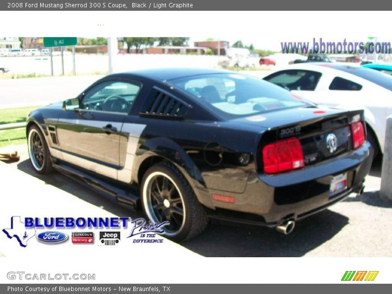 Black / Light Graphite 2008 Ford Mustang Sherrod 300 S Coupe