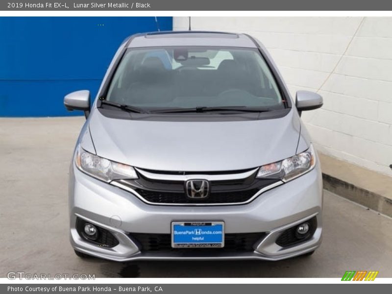 Lunar Silver Metallic / Black 2019 Honda Fit EX-L