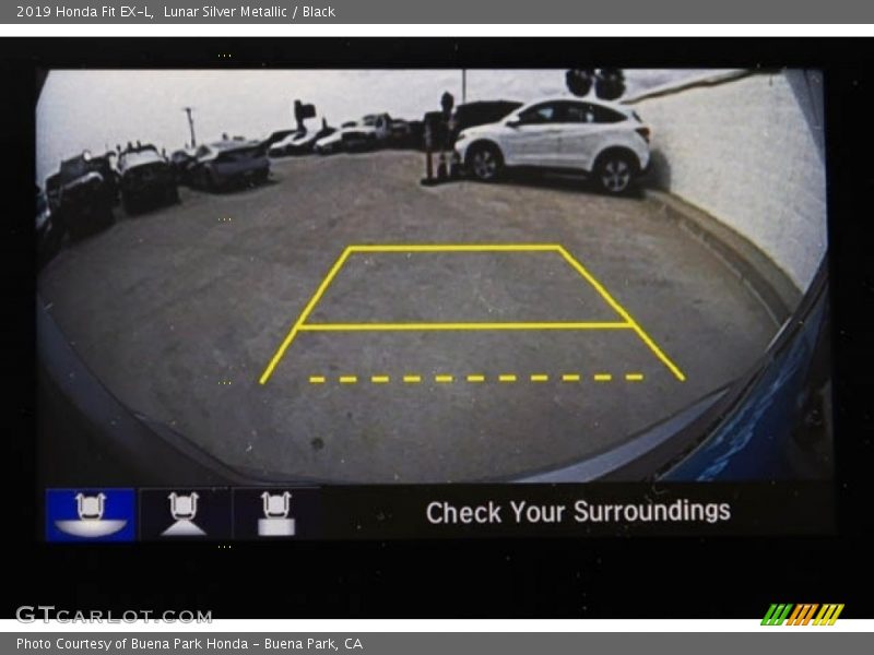 Lunar Silver Metallic / Black 2019 Honda Fit EX-L