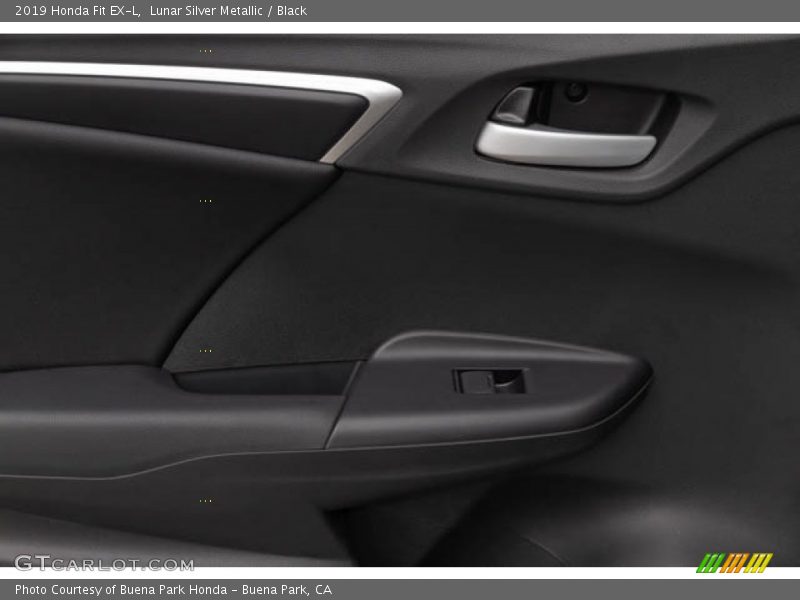 Lunar Silver Metallic / Black 2019 Honda Fit EX-L