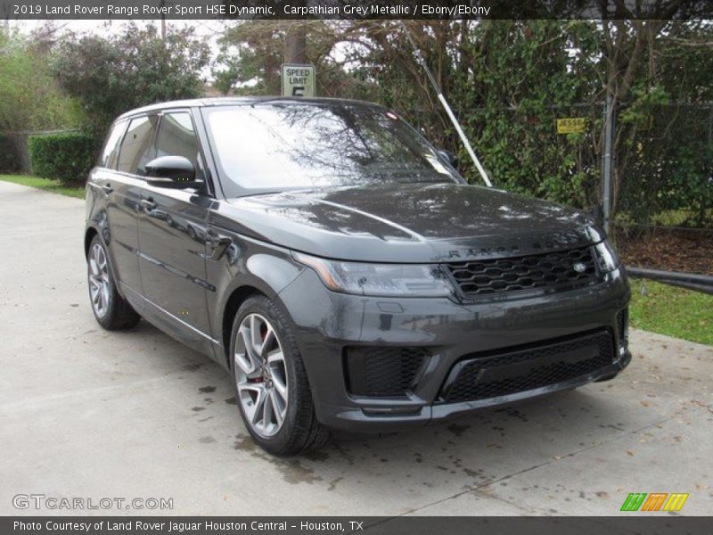 Carpathian Grey Metallic / Ebony/Ebony 2019 Land Rover Range Rover Sport HSE Dynamic