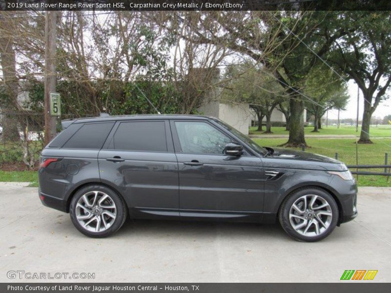 Carpathian Grey Metallic / Ebony/Ebony 2019 Land Rover Range Rover Sport HSE